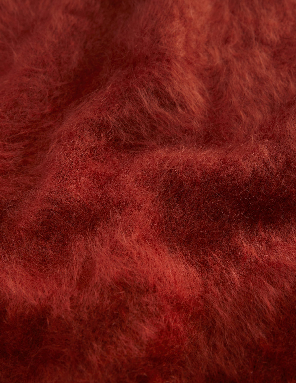 Brushed Cashmere Snood-Burnt Orange - Image 3