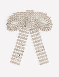 Sparkle Bow Brooch-Clear