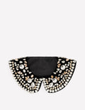Embellished Collar-Black Sparkle