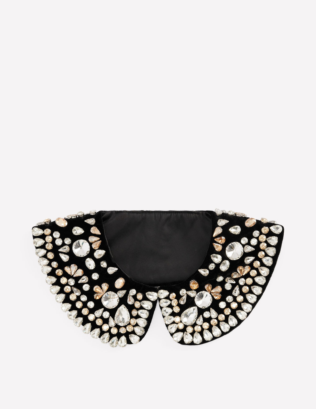 Embellished Collar-Black Sparkle-1