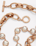 Metal Jewel Chunky Necklace-Gold