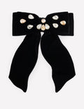 Embellished Bow-Black