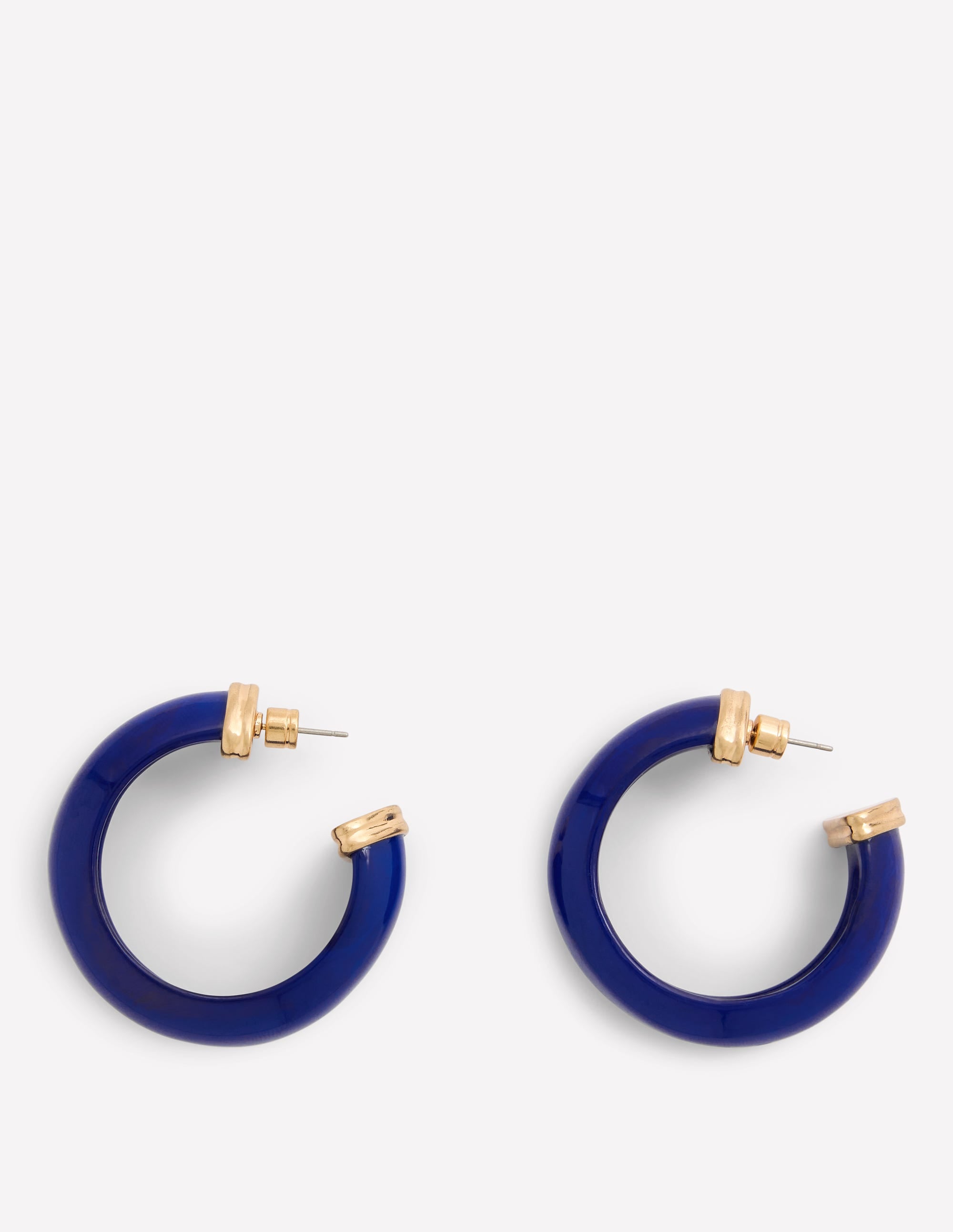 Chunky Resin Hoops-Mottled Blue - Image 1