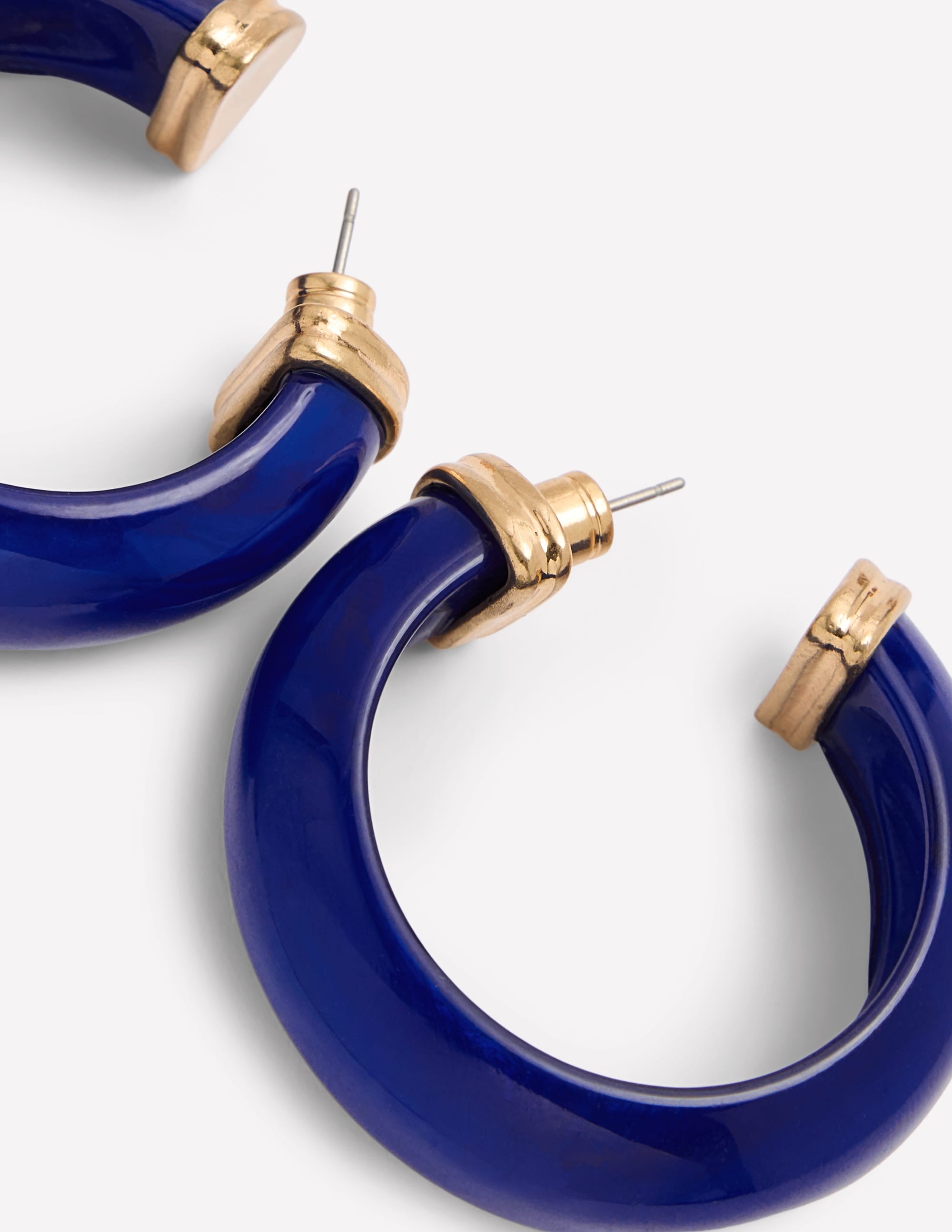 Chunky Resin Hoops-Mottled Blue - Image 4
