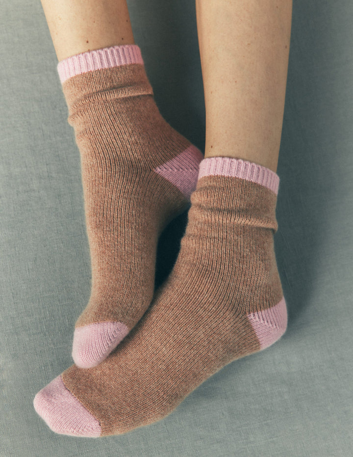 Cashmere Socks-Neutral