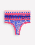 Stripe & Stare Thong 4 Pack-Stripes and Hearts Four Pack