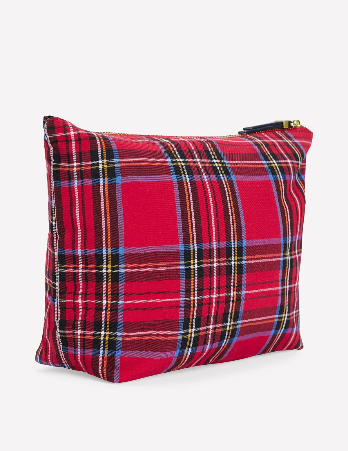 Fabric Pouch-Red Tartan-2