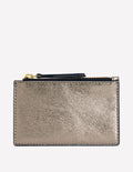 Leather Card Holder-Gold