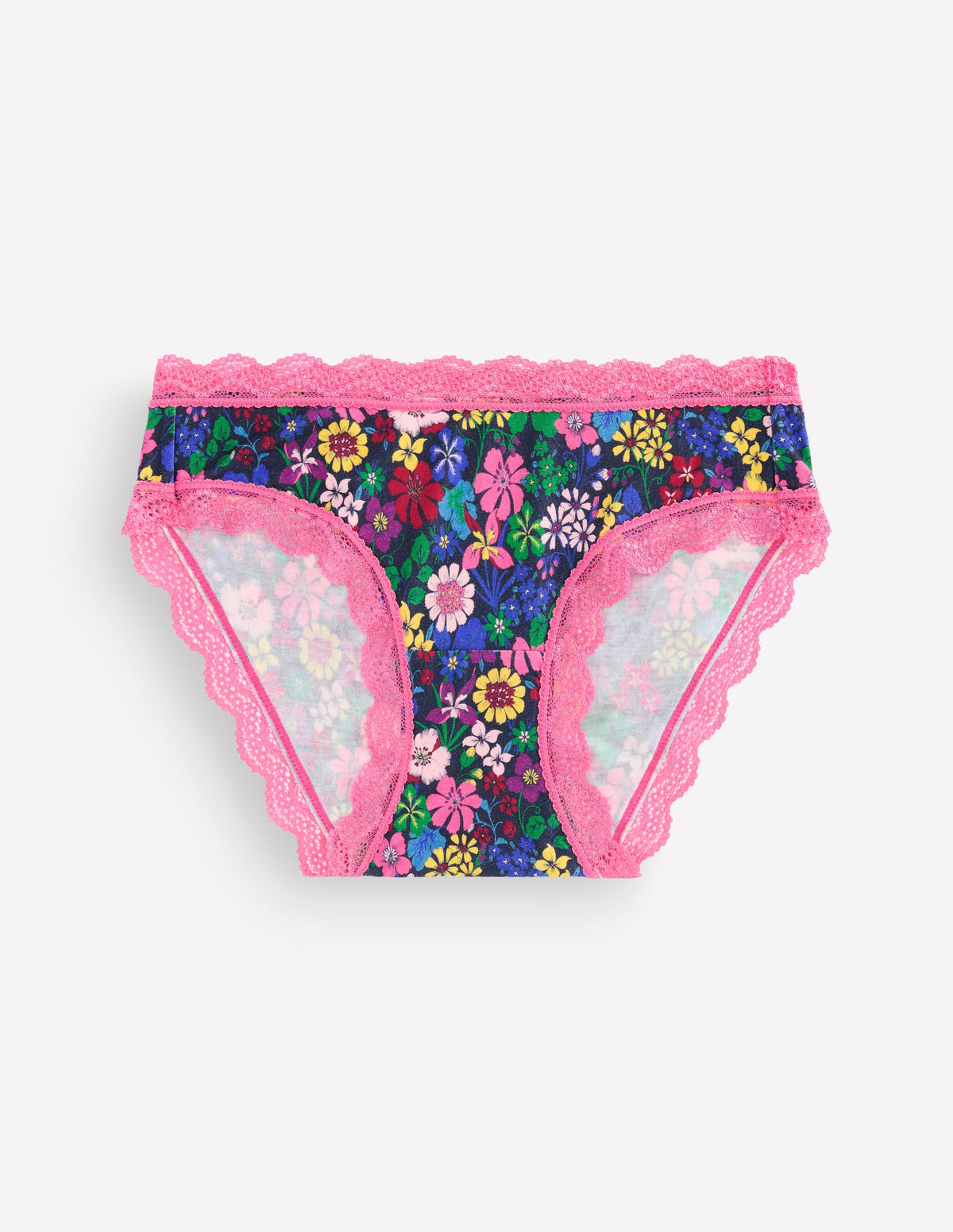 Stripe & Stare Single Knickers-Floral - Image 1