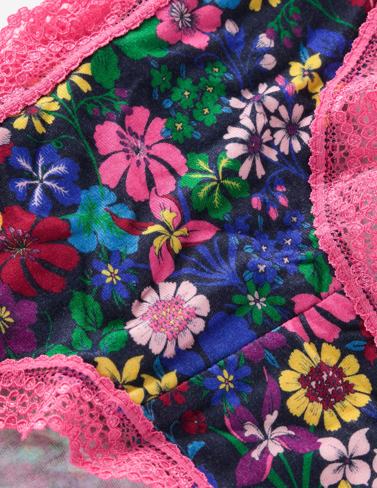 Stripe & Stare Single Knickers-Floral-2