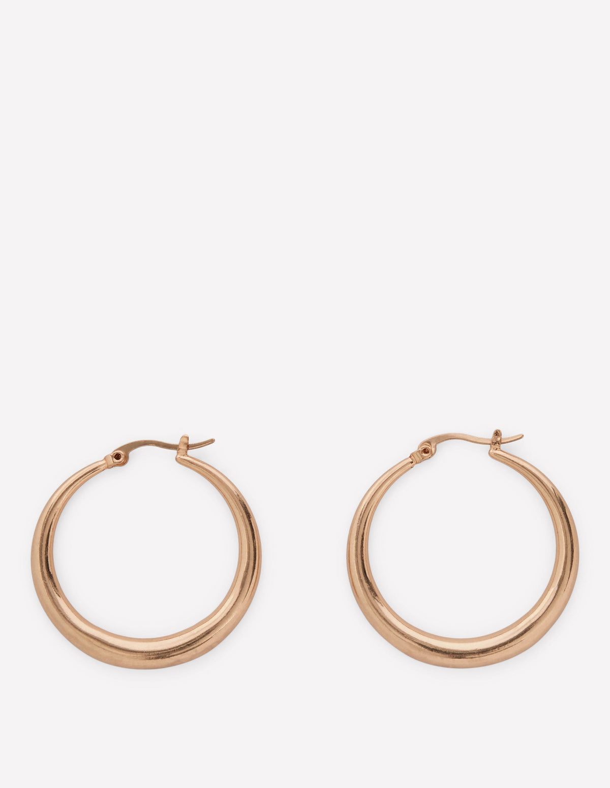 Classic Medium Hoops-Gold - Image 1