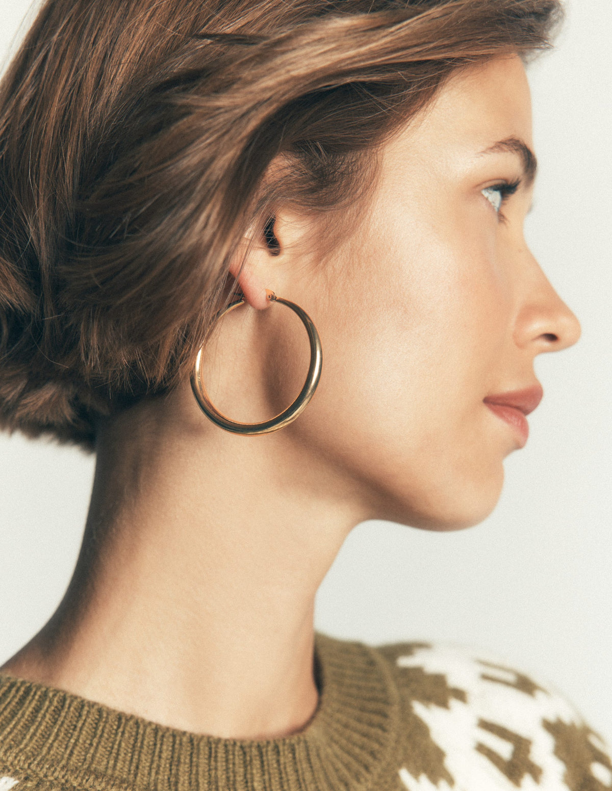 Classic Large Hoops-Gold-3