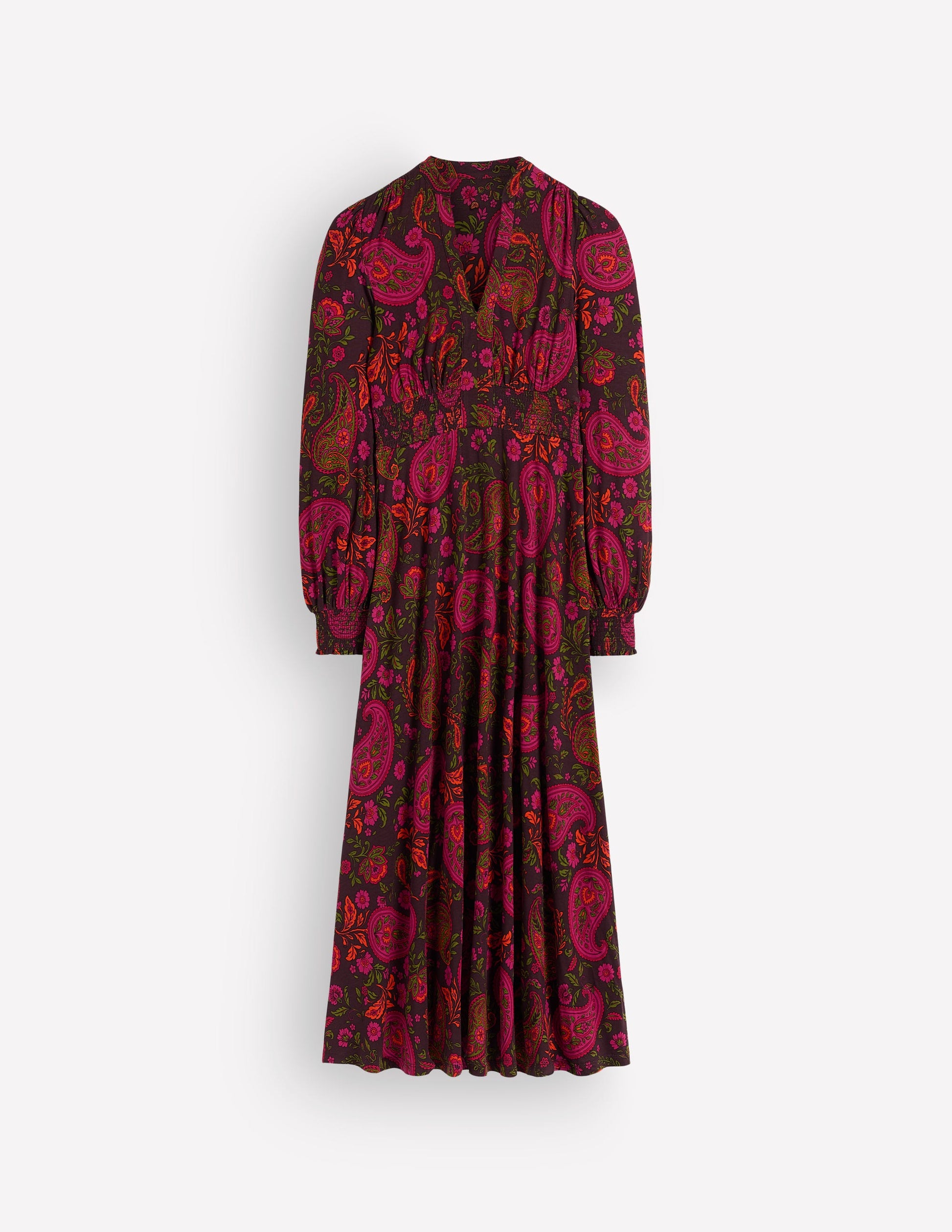 Georgia Jersey Midi Dress-Multi, Bohemia Charm-6