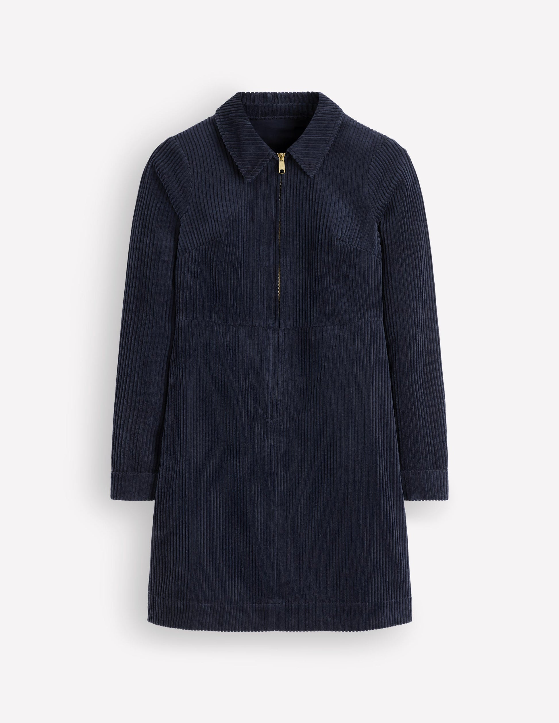 Bronte Cord Short Dress-Navy-6