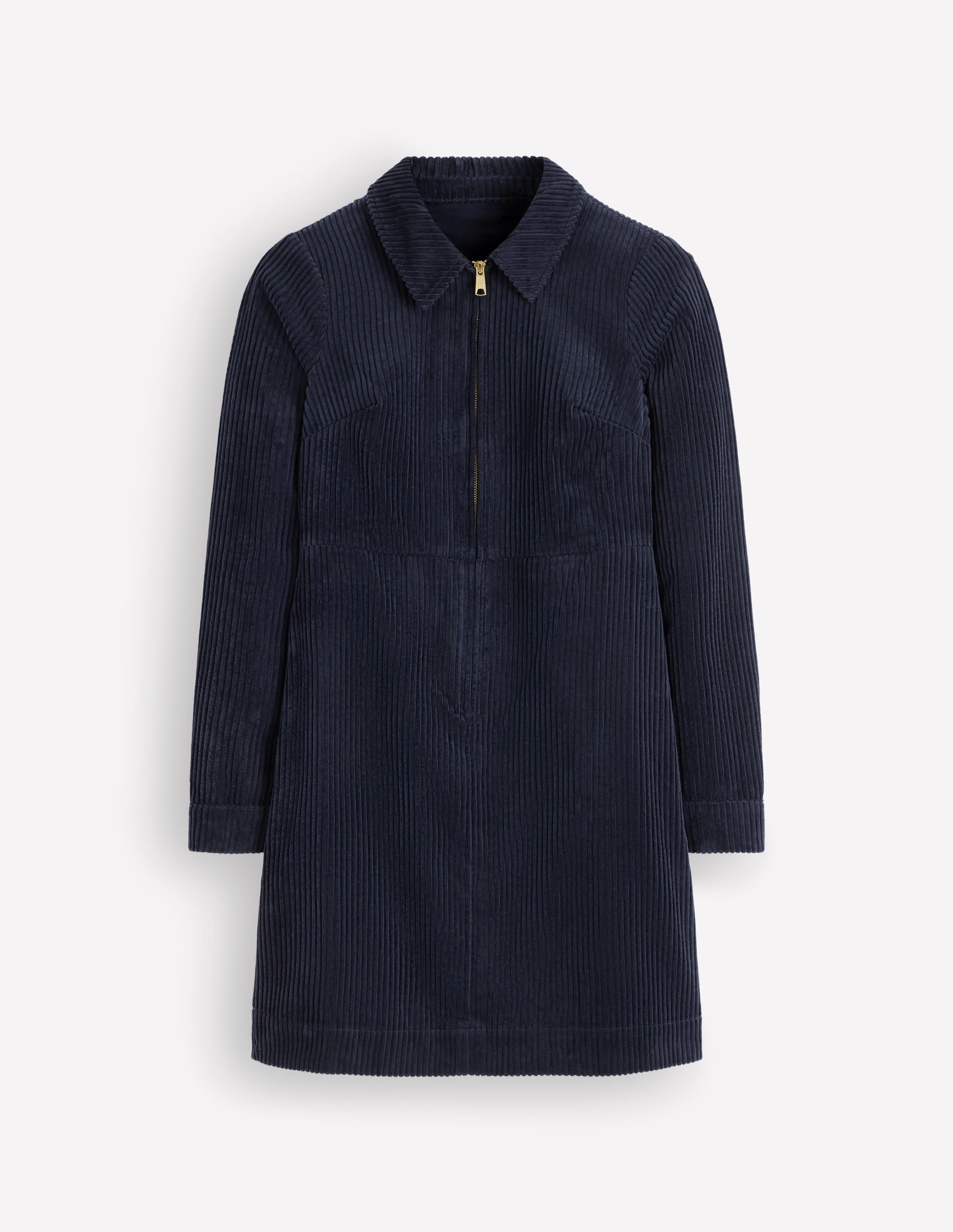Bronte Cord Short Dress-Navy - Image 6