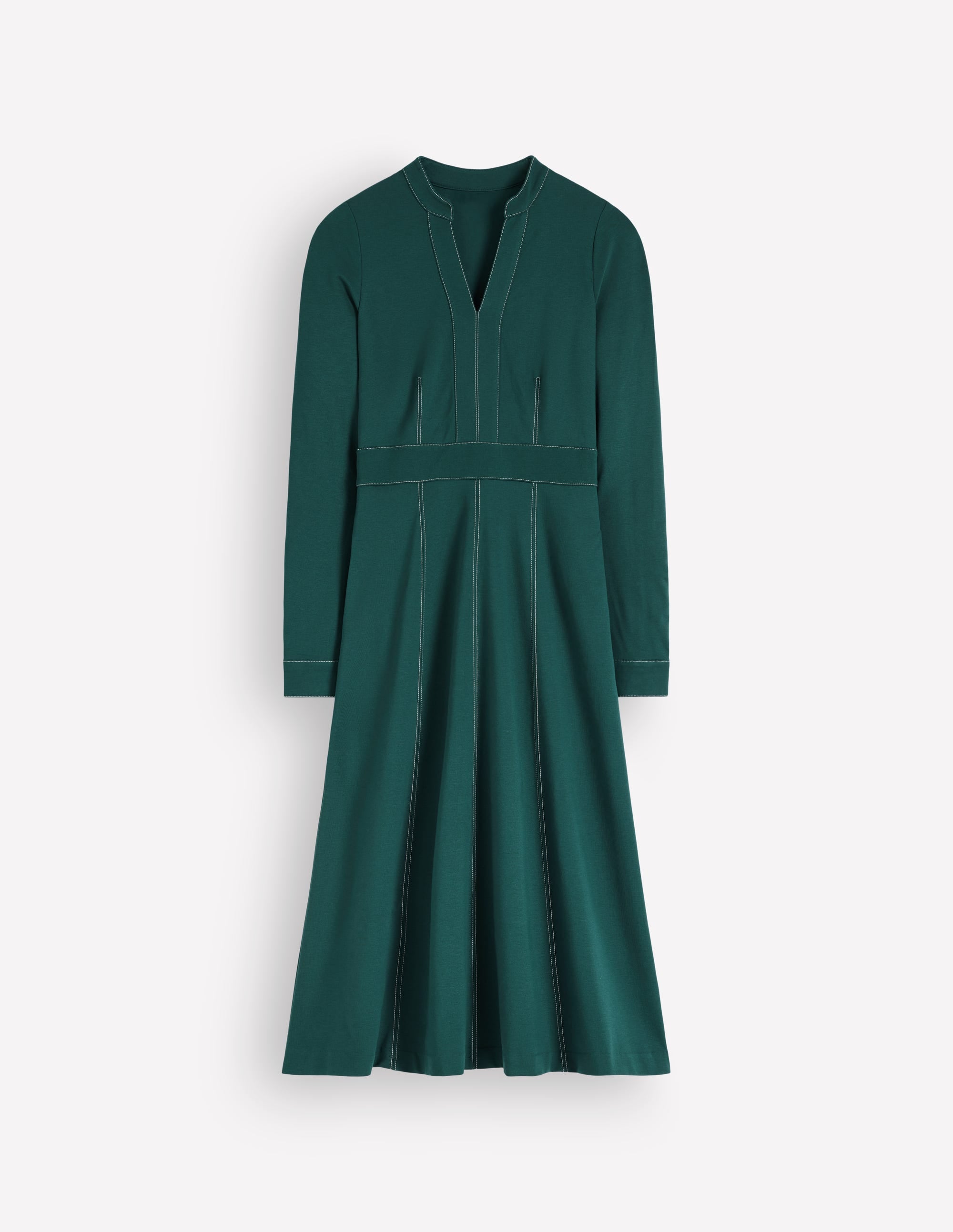 Alex Ponte Contrast Midi Dress-Midnight Ocean - Image 5