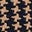 Alex Ponte Contrast Midi Dress-Navy/Camel Texture