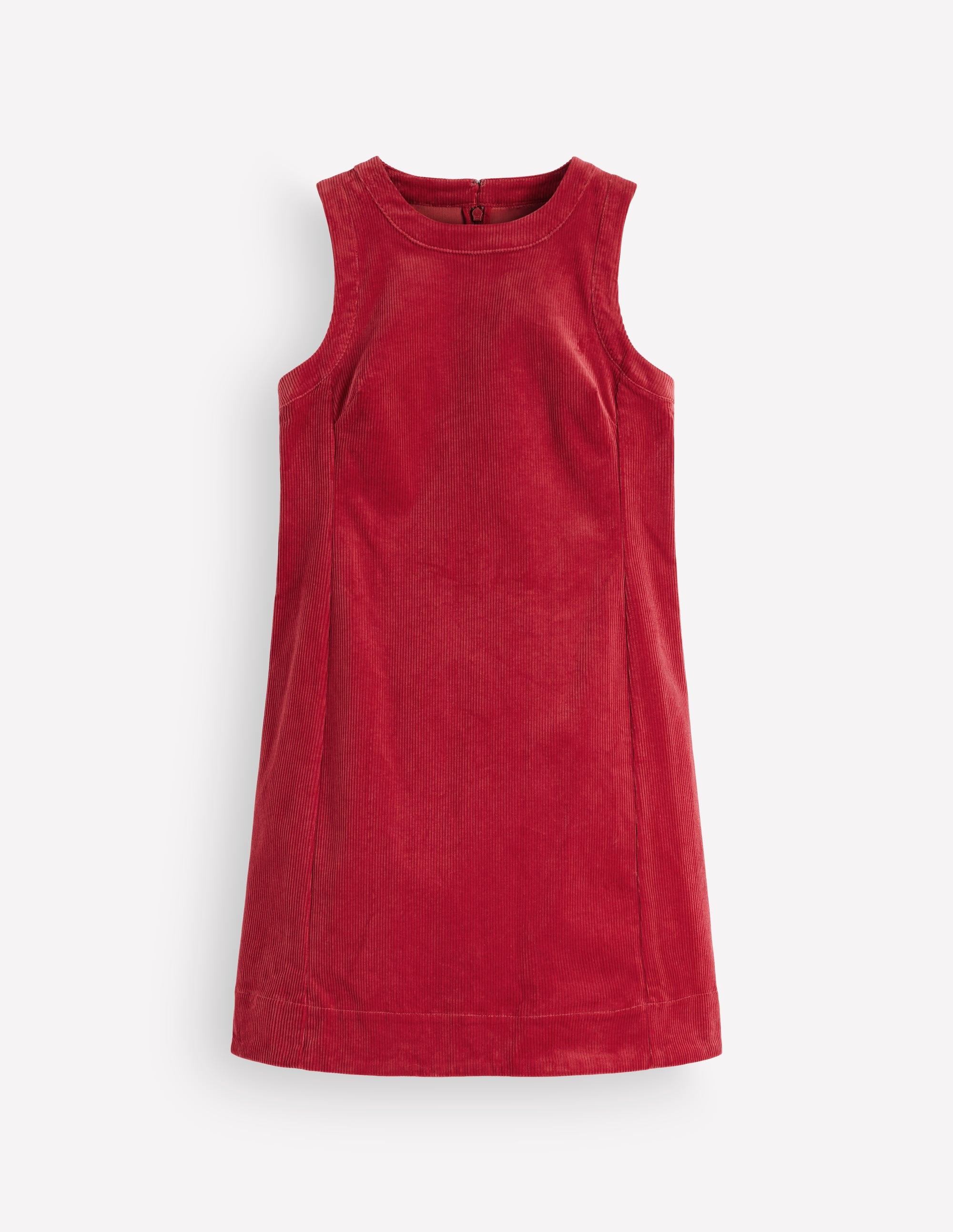 Lou Cord Shift Dress-Crimson Red - Image 6
