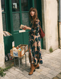 Maeve Cord Midi Shirt Dress-Cool Cocoa, Forest Breeze