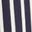 Etta Piping Detail Ponte Dress-Navy, Ivory Stripe