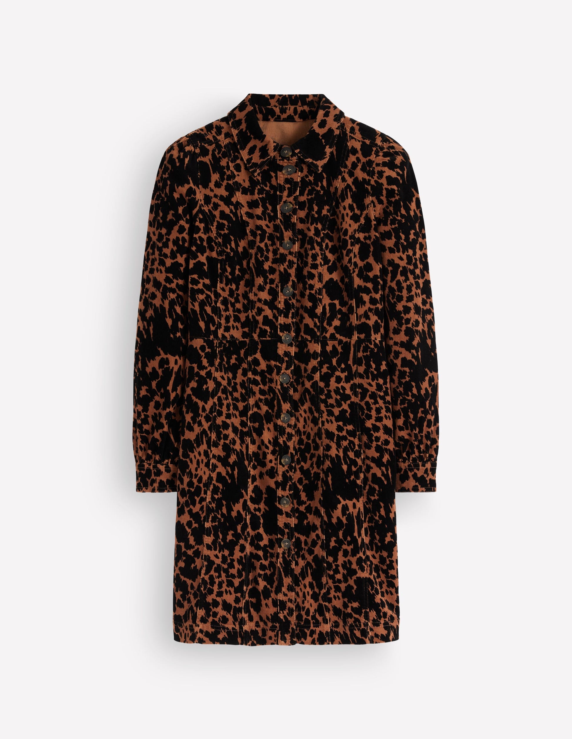 Rhoda Cord Short Dress-Ginger, Cow Fields-5