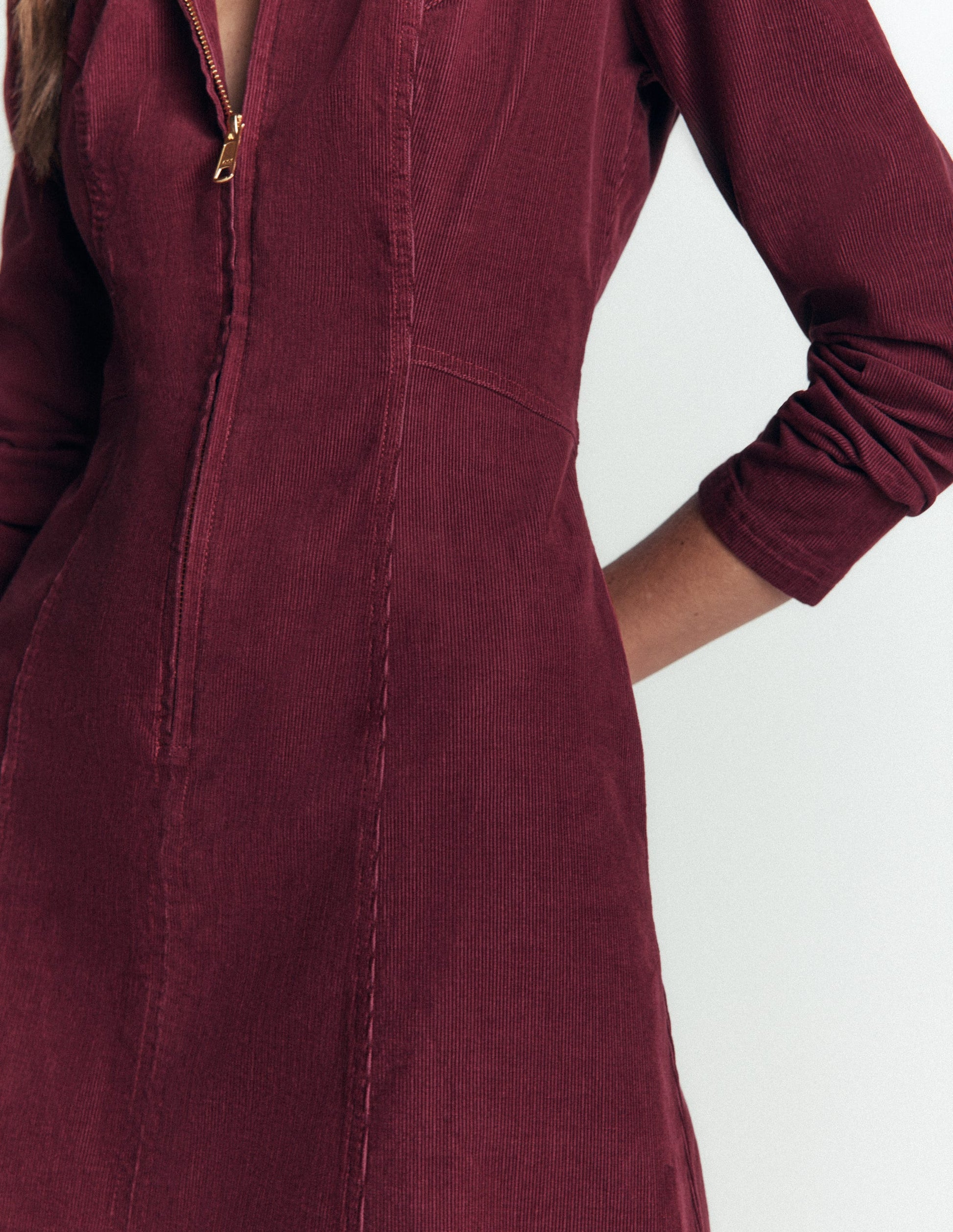 Una Cord Midi Dress-Purple Potion-2