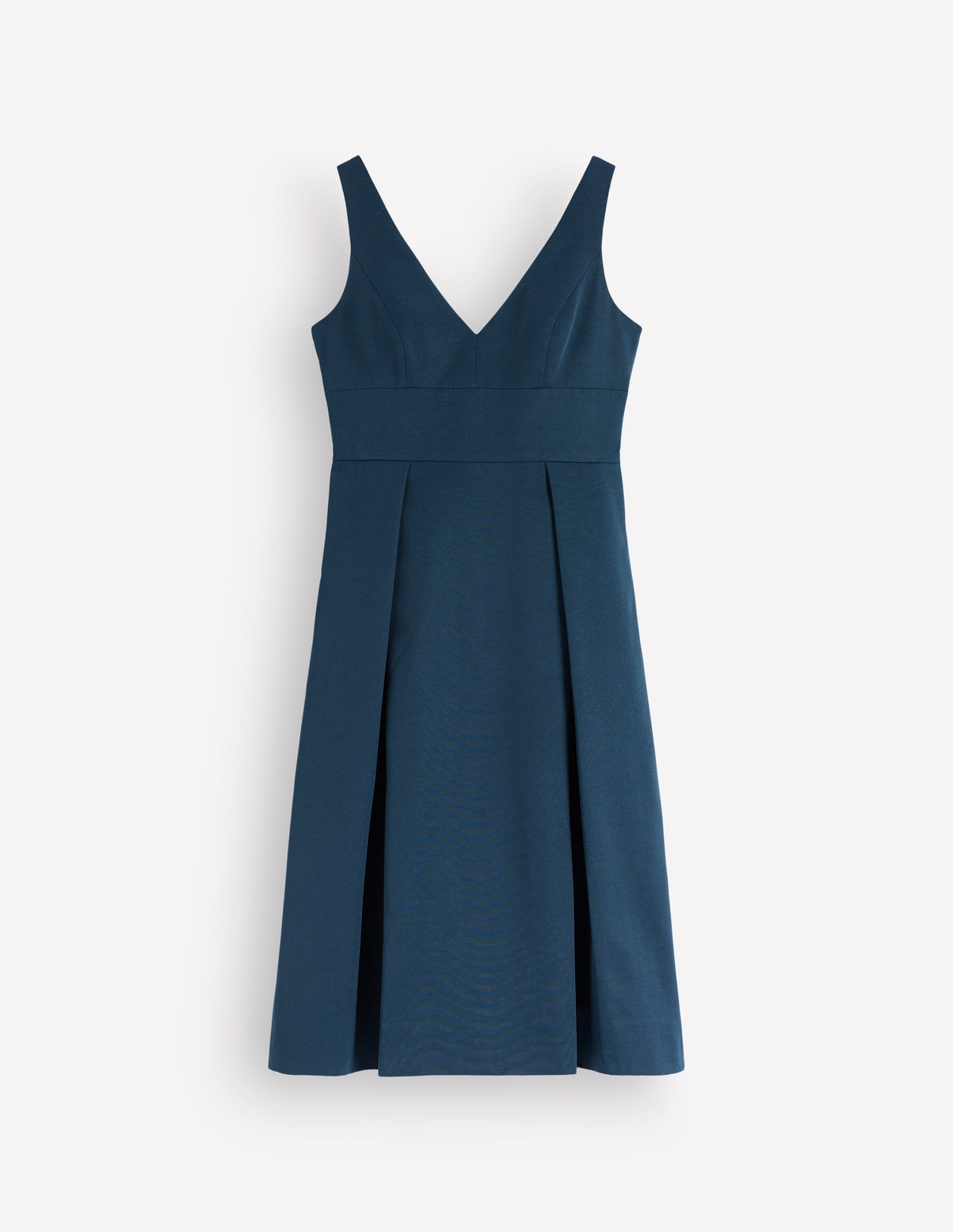Textured Fit & Flare Dress-Teal Ocean-6