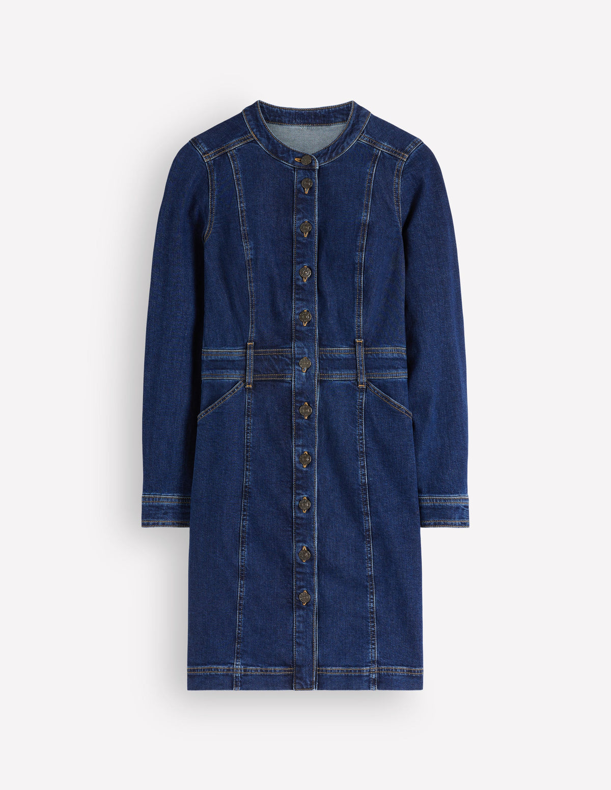 Zara Denim Short Dress-Dark Vintage - Image 6