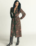 Juliet Jersey Midi Dress-Duffle Bag, Sprouting Vine