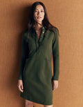 Catrin Shift Ottoman Dress-Forest Glade