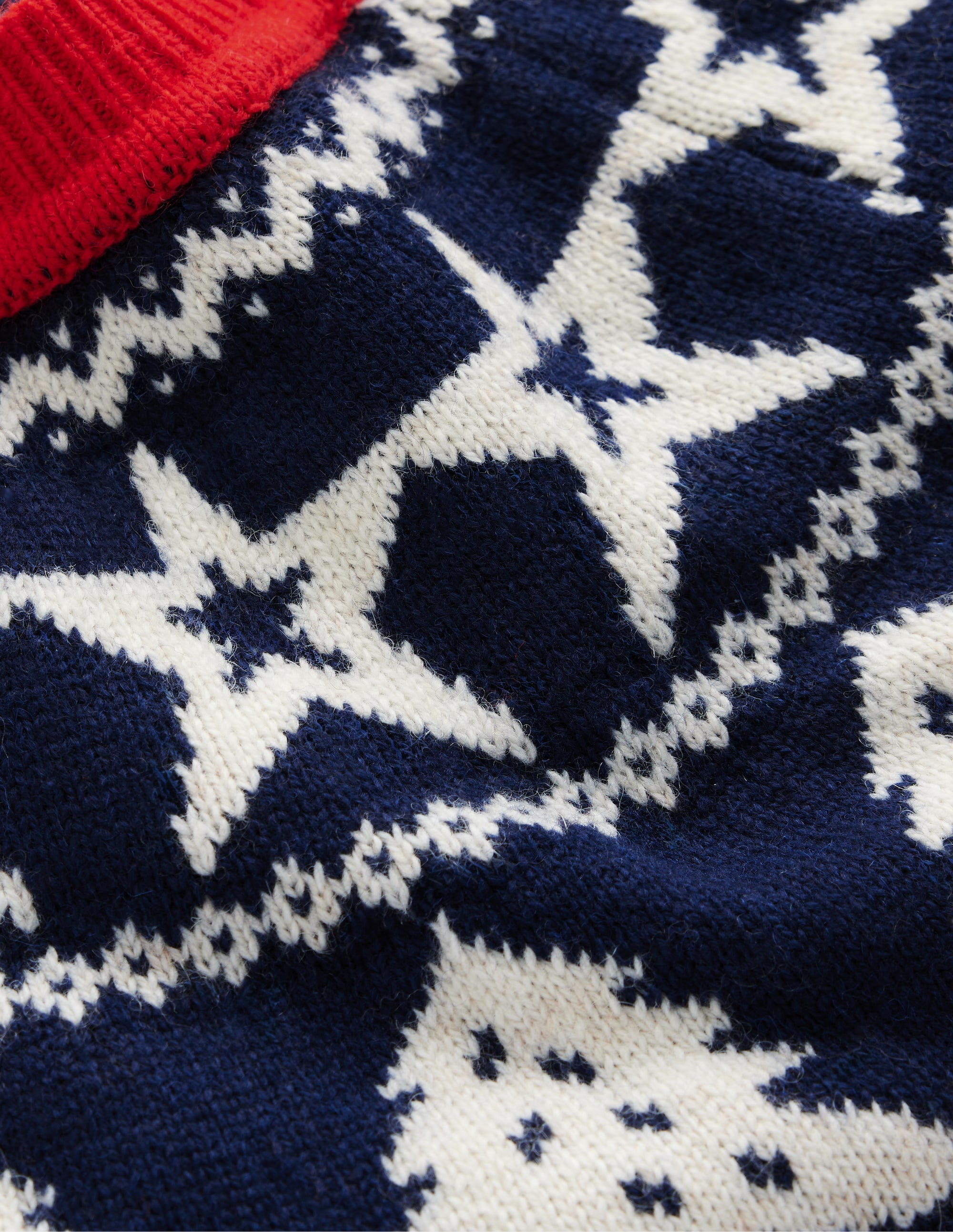 Edie Fair Isle Jumper-Navy reindeer - Image 7