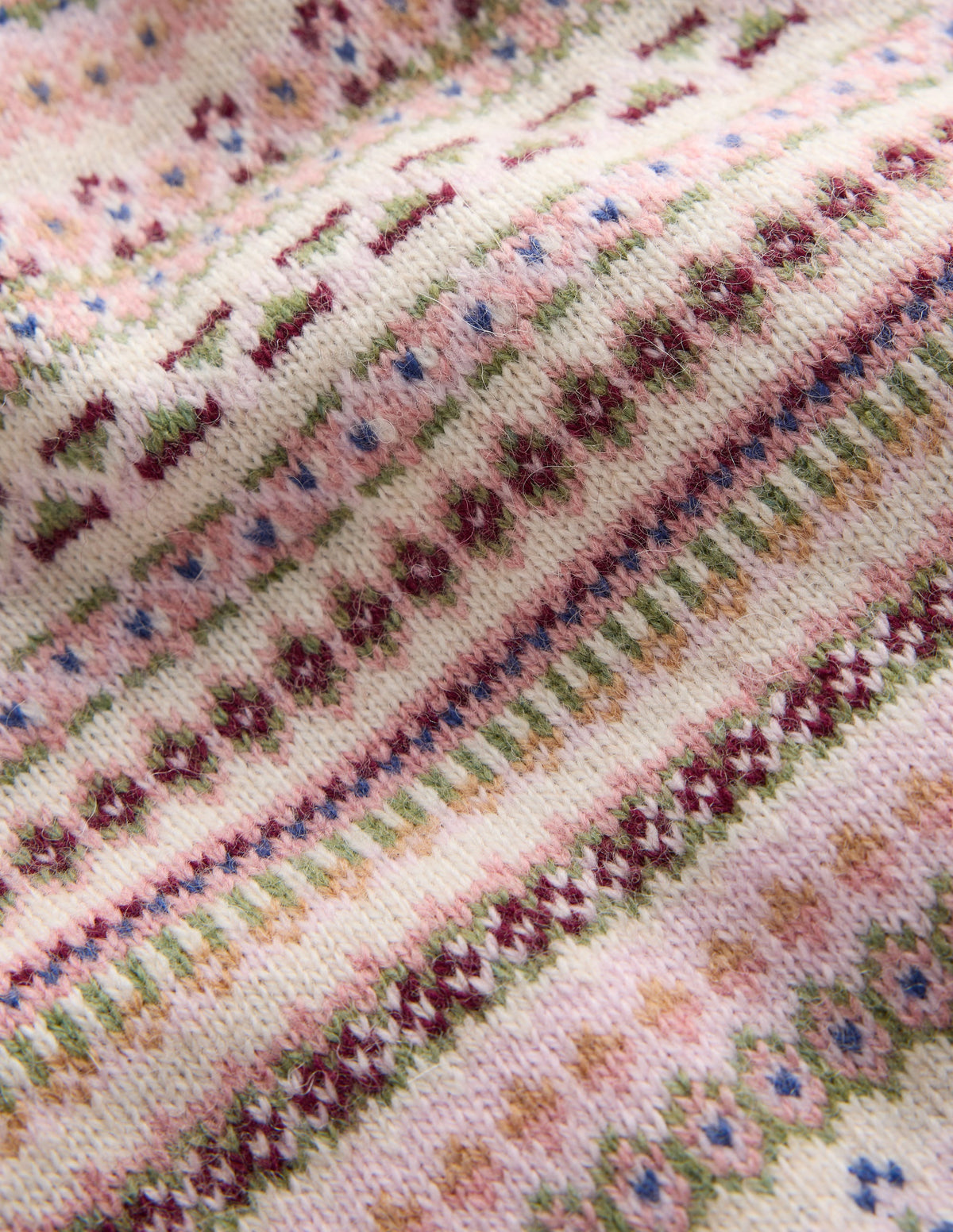 Edie Fair Isle Jumper-Pink all over fair isle-8