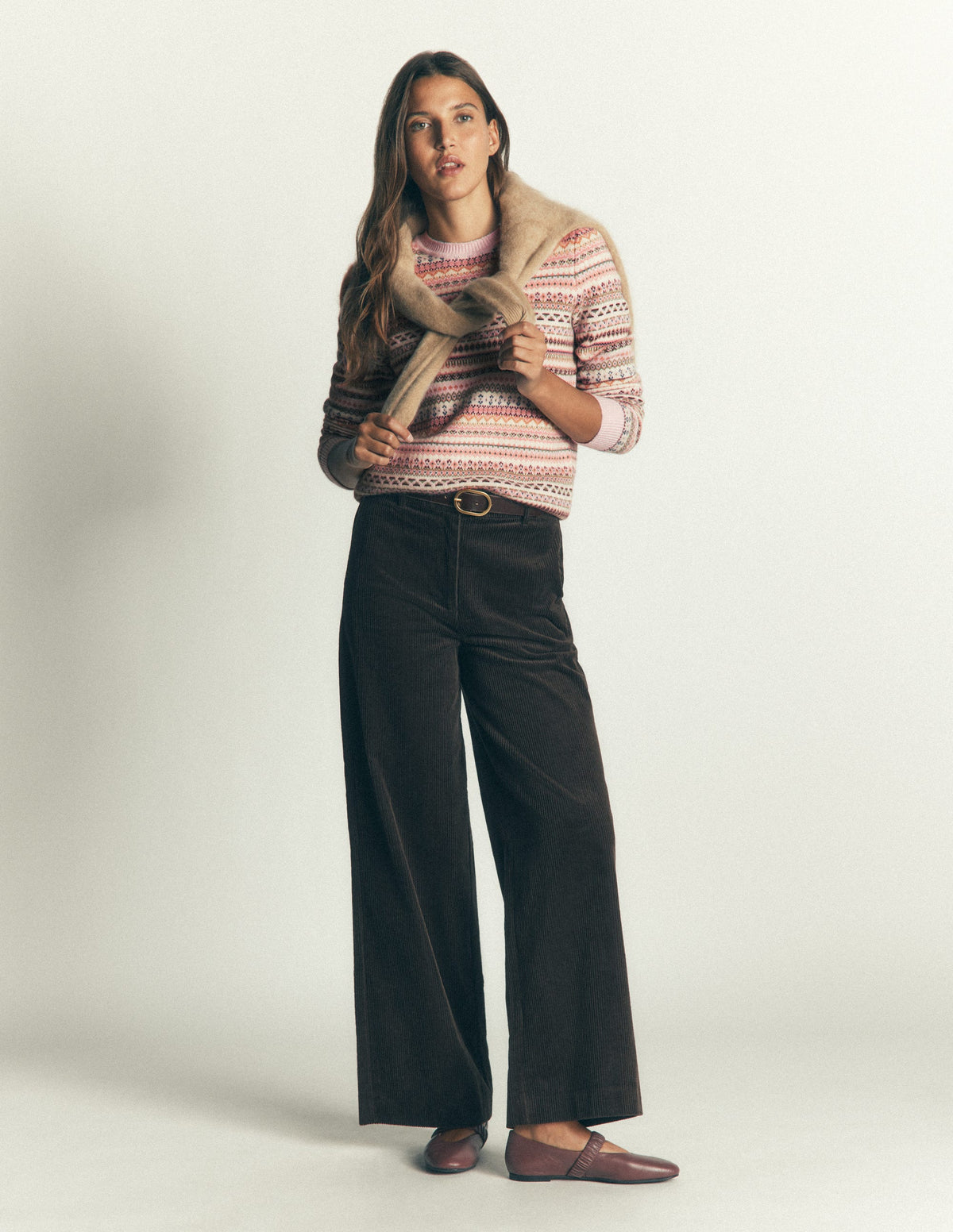 Edie Fair Isle Jumper-Pink all over fair isle - Image 5