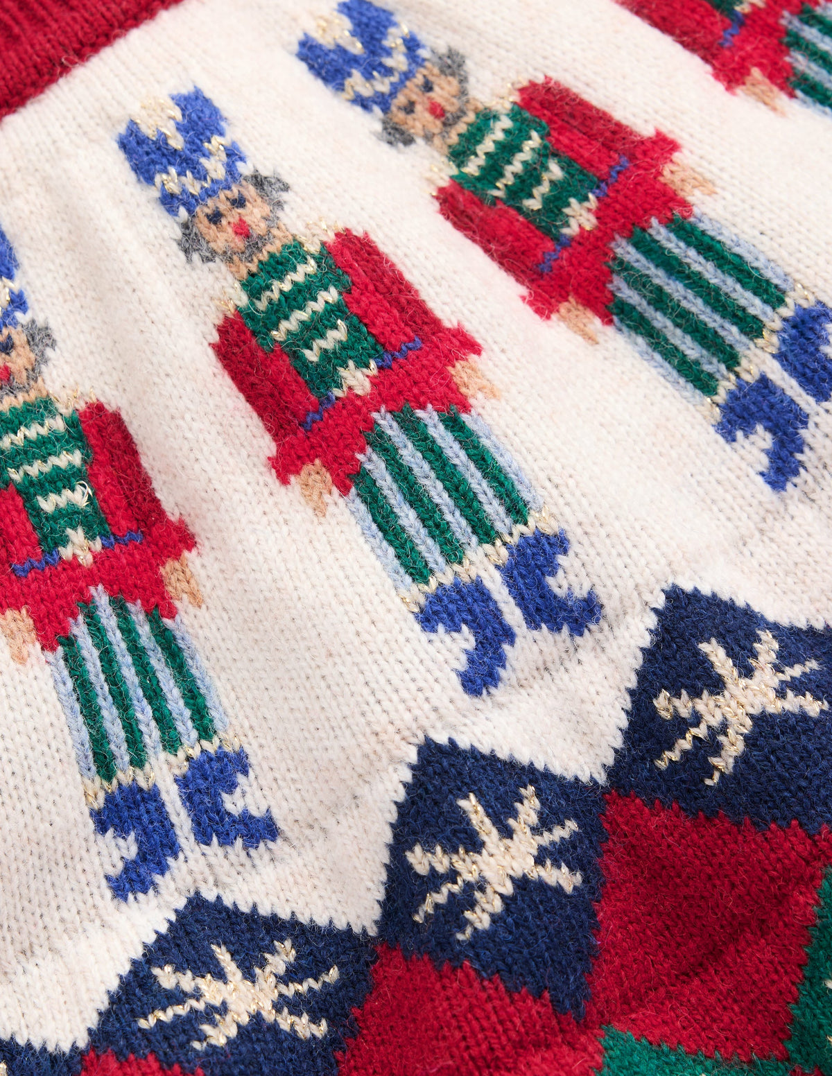 Edie Fair Isle Jumper-Red Solider fair isle-7