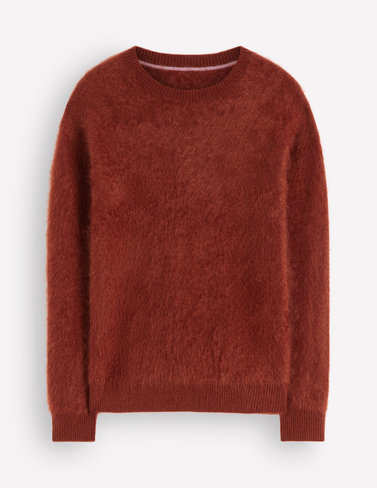 Kat Brushed Cashmere Jumper-Burnt Orange-5