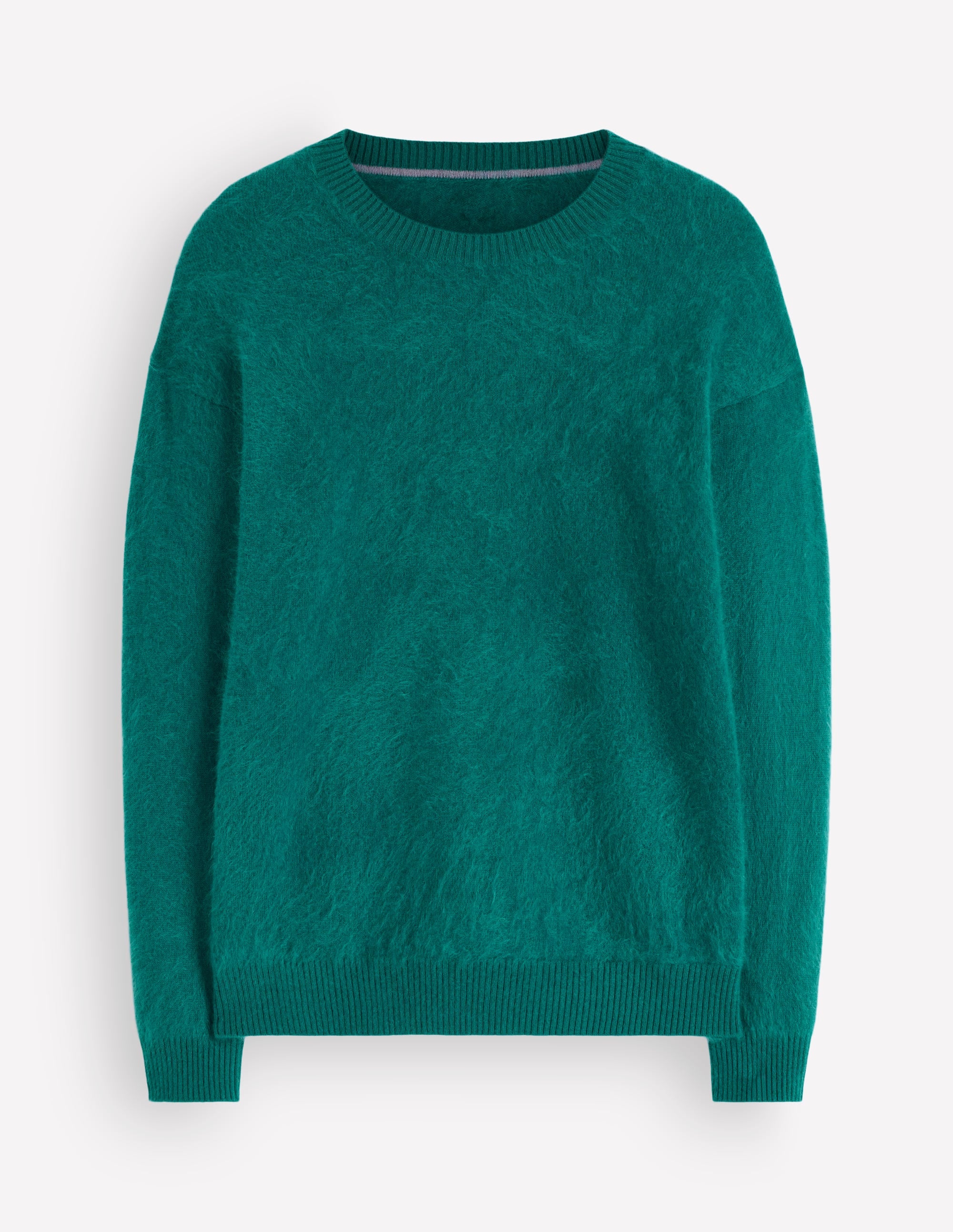 Kat Brushed Cashmere Jumper-Deep Sea Depths - Image 5