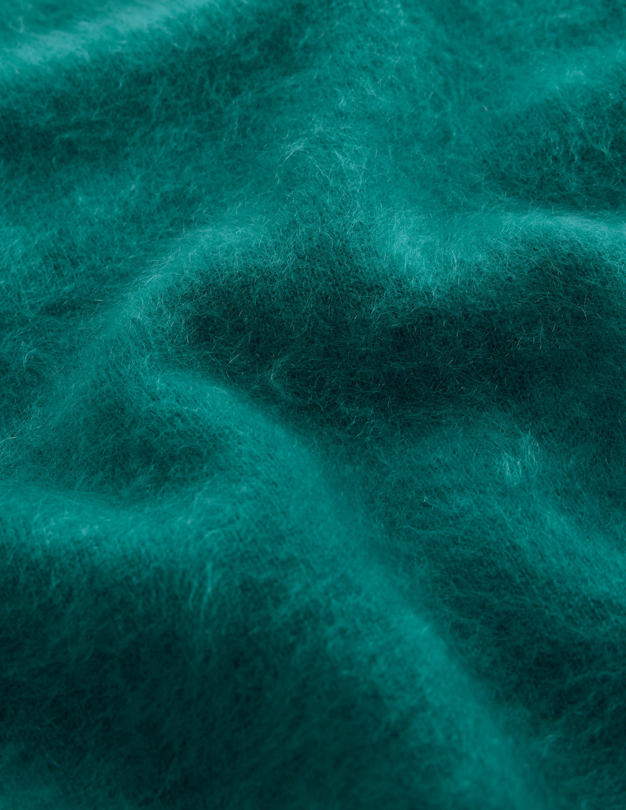 Kat Brushed Cashmere Jumper-Deep Sea Depths - Image 6