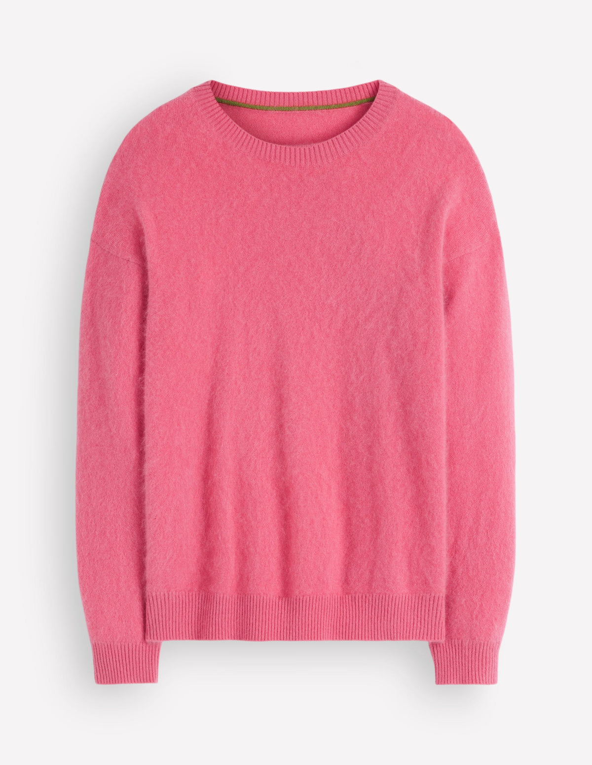 Kat Brushed Cashmere Jumper-Rose Pink - Image 7
