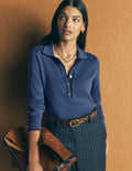 Liz Henley Jumper-Soft Indigo