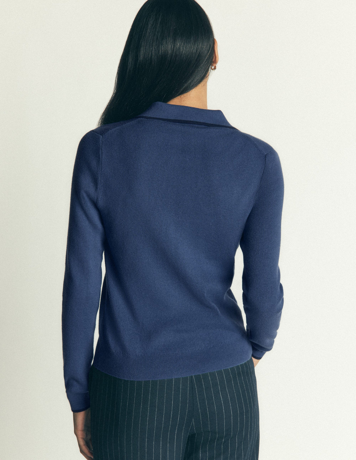 Liz Henley Jumper-Soft Indigo-3