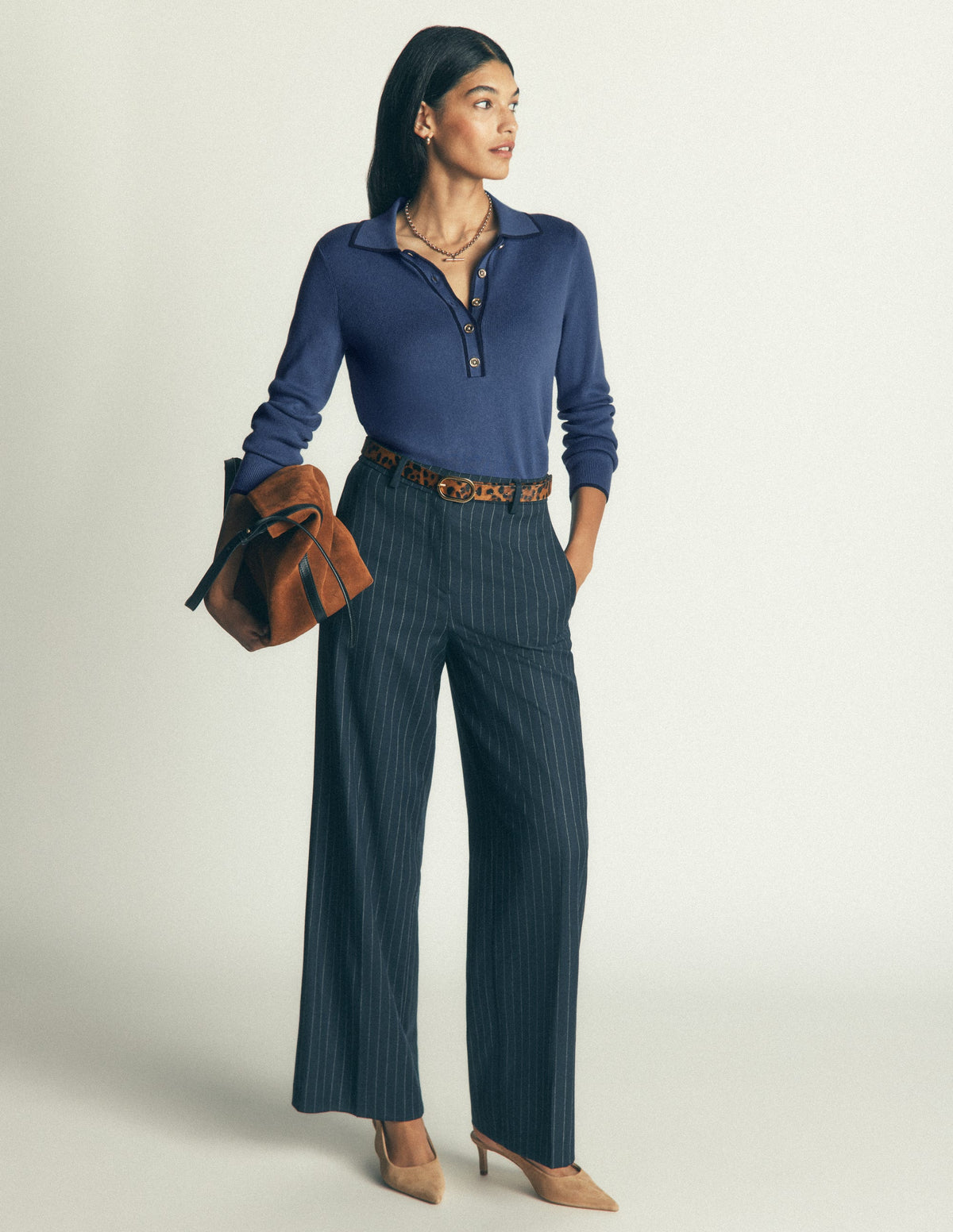 Liz Henley Jumper-Soft Indigo-4