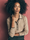 Liz Henley Jumper-Chinchilla Melange