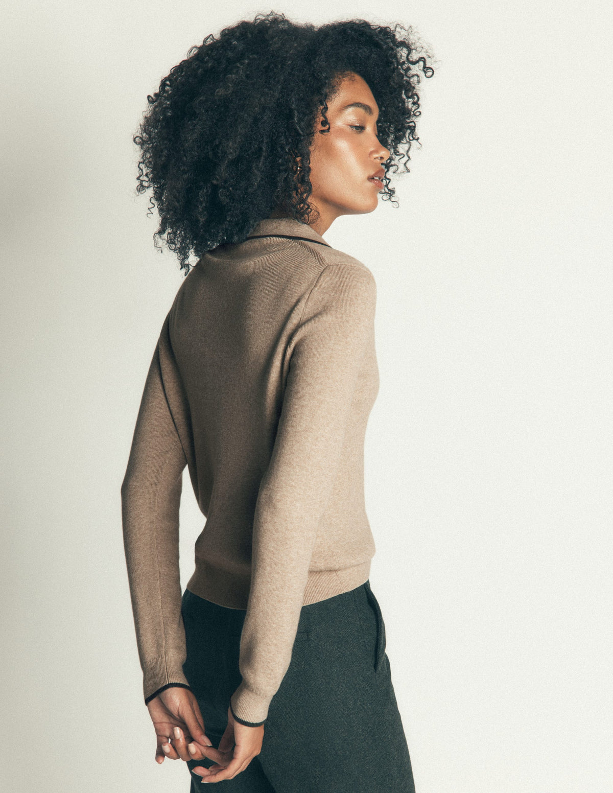 Liz Henley Jumper-Chinchilla Melange-3