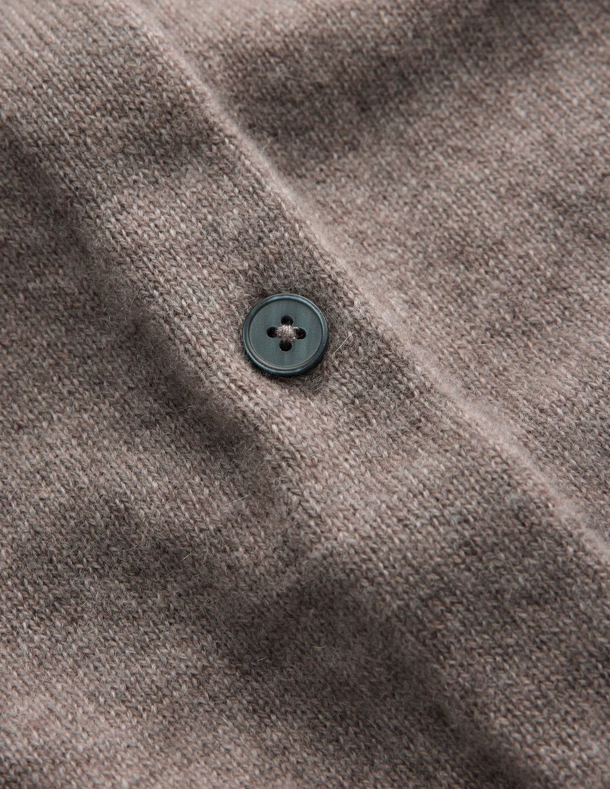 Elsie Cashmere Crew Cardigan-Mink Melange - Image 6