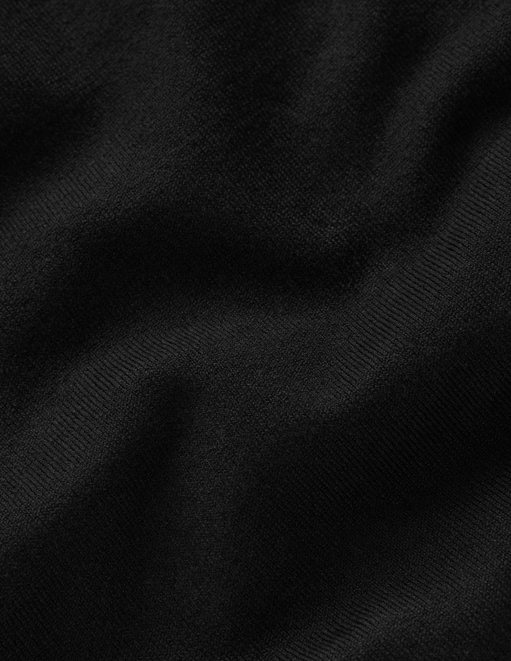 Camilla Cotton Crew Jumper-Black - Image 6