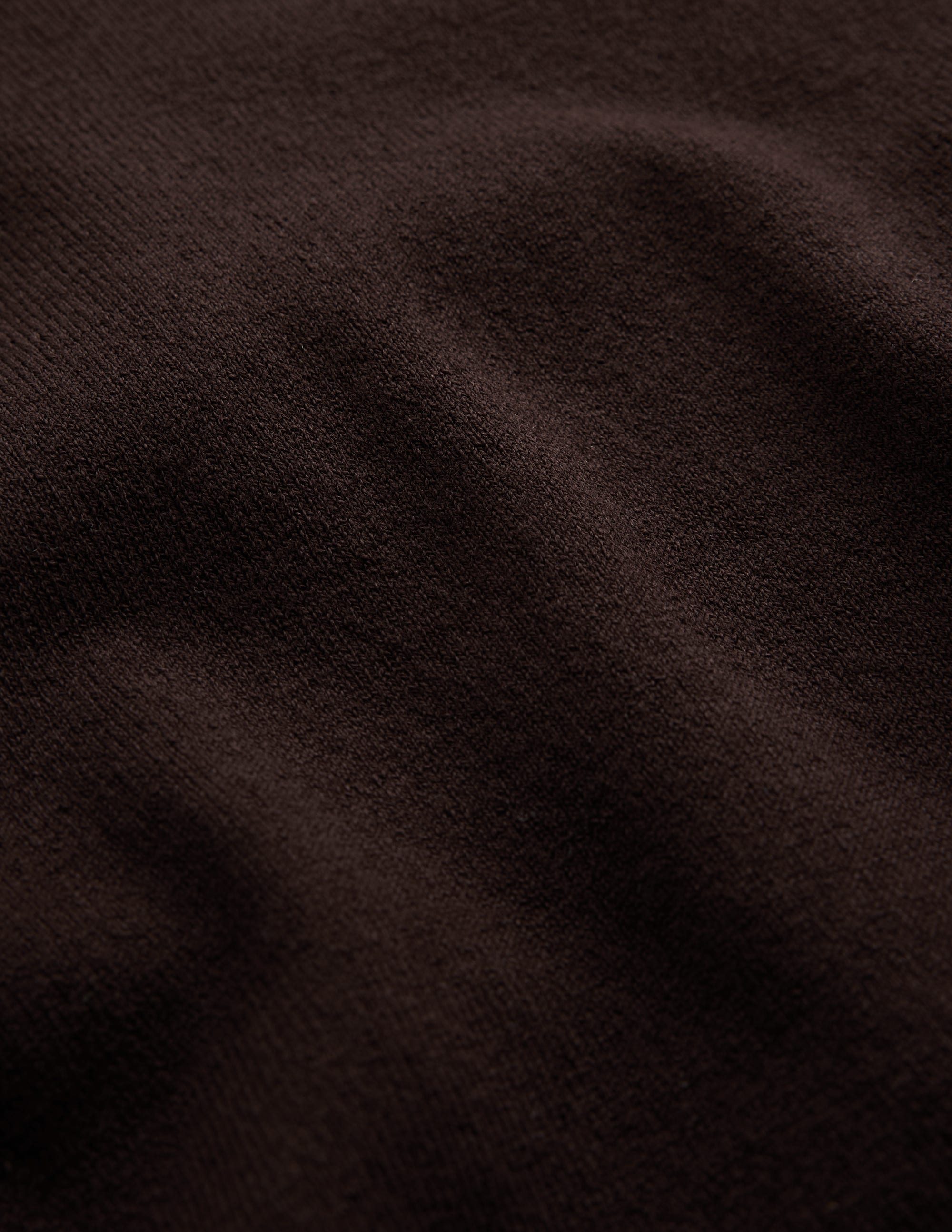 Camilla Cotton Crew Jumper-Bitter Chocolate - Image 6
