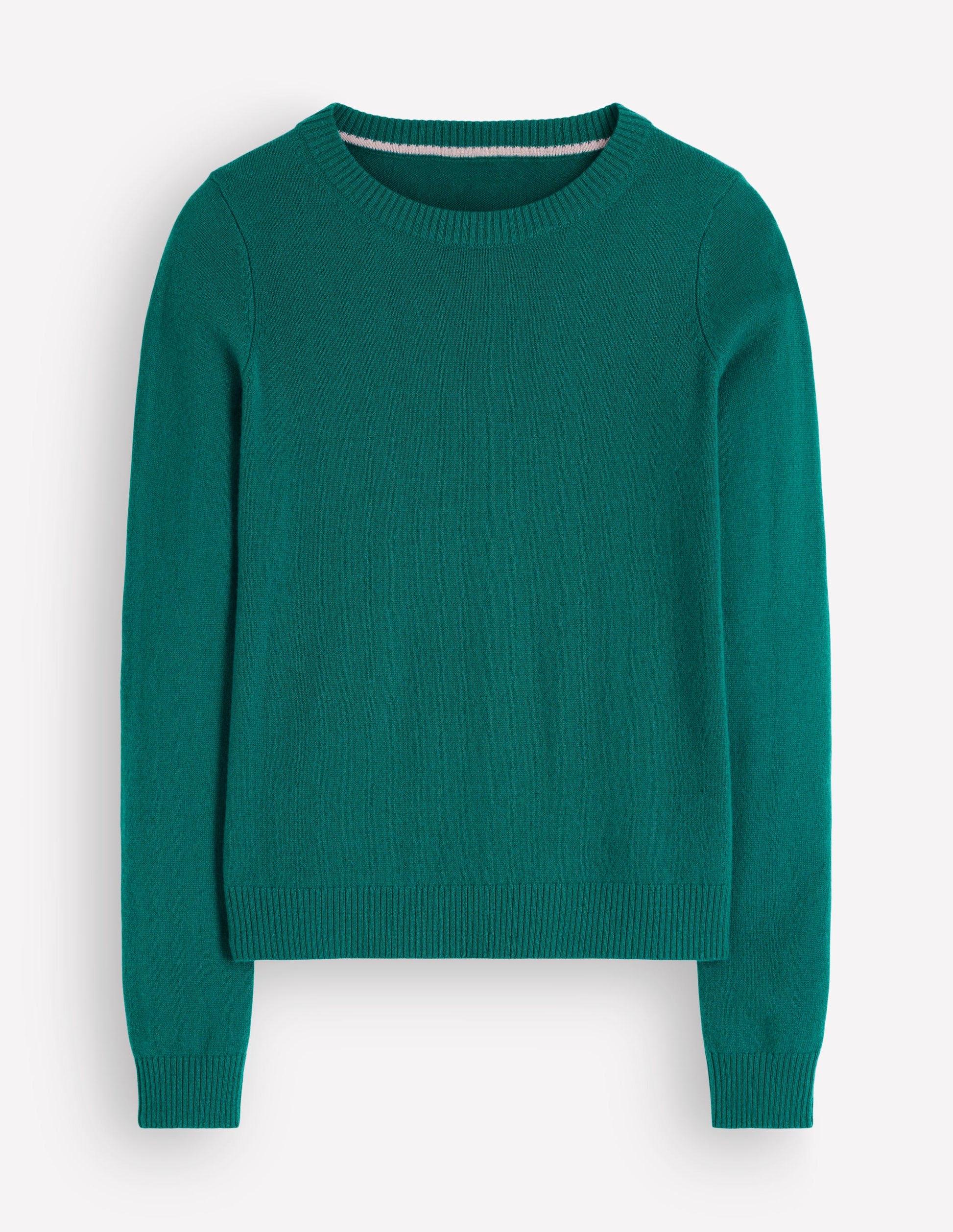 Elsie Cashmere Crew Jumper-Deep Sea Depths-6