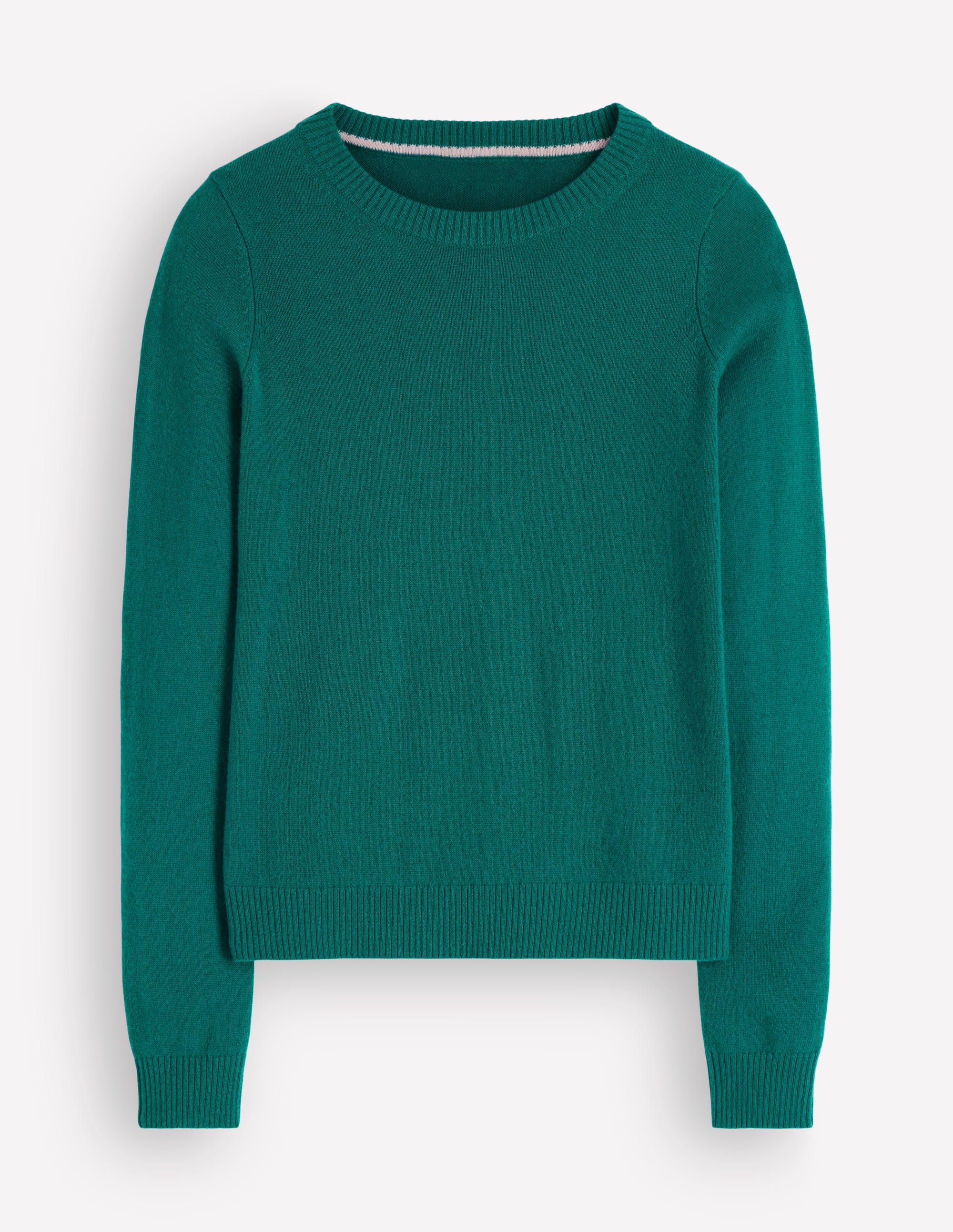 Elsie Cashmere Crew Jumper-Deep Sea Depths - Image 6
