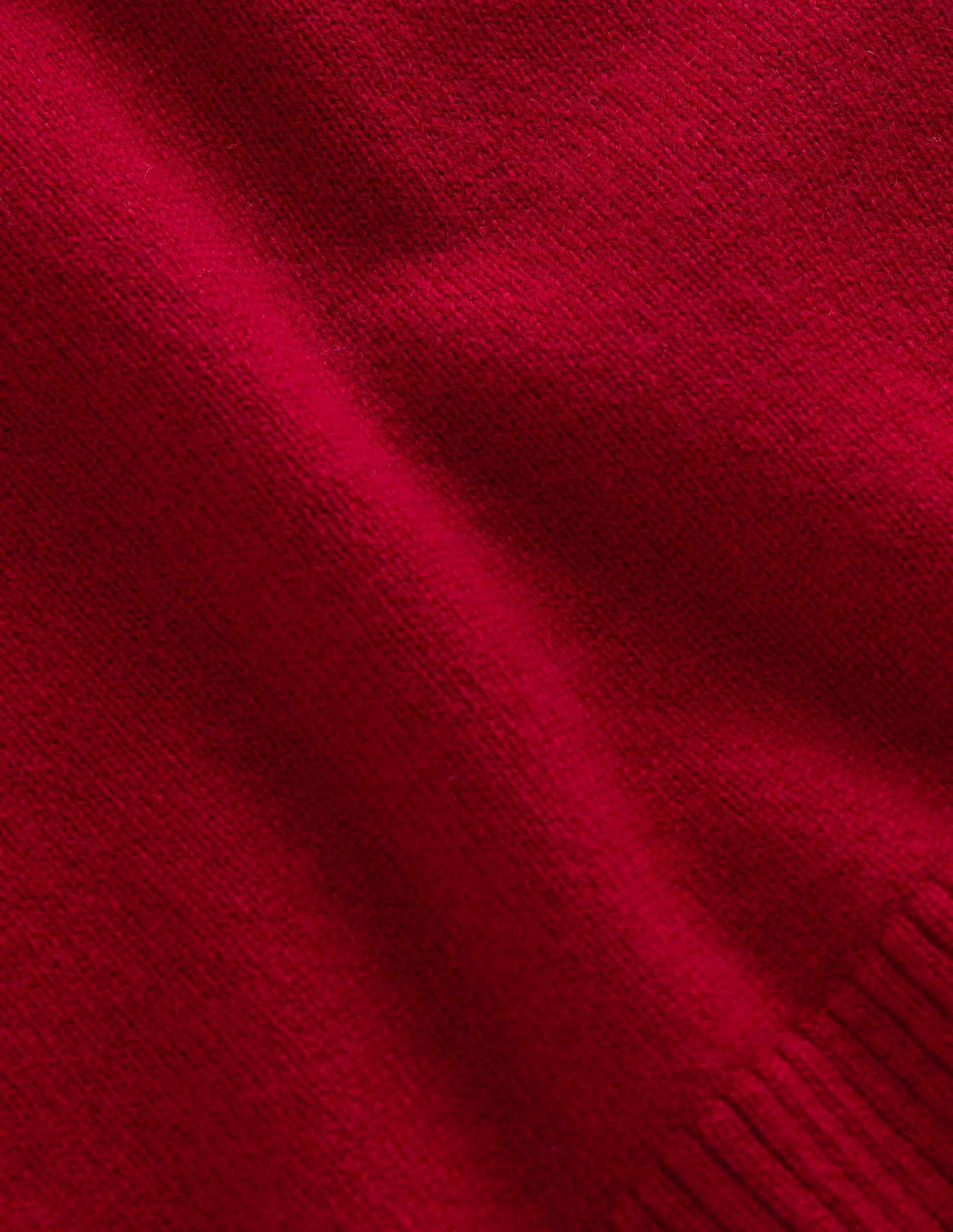 Elsie Cashmere Crew Jumper-Poppy Red-7