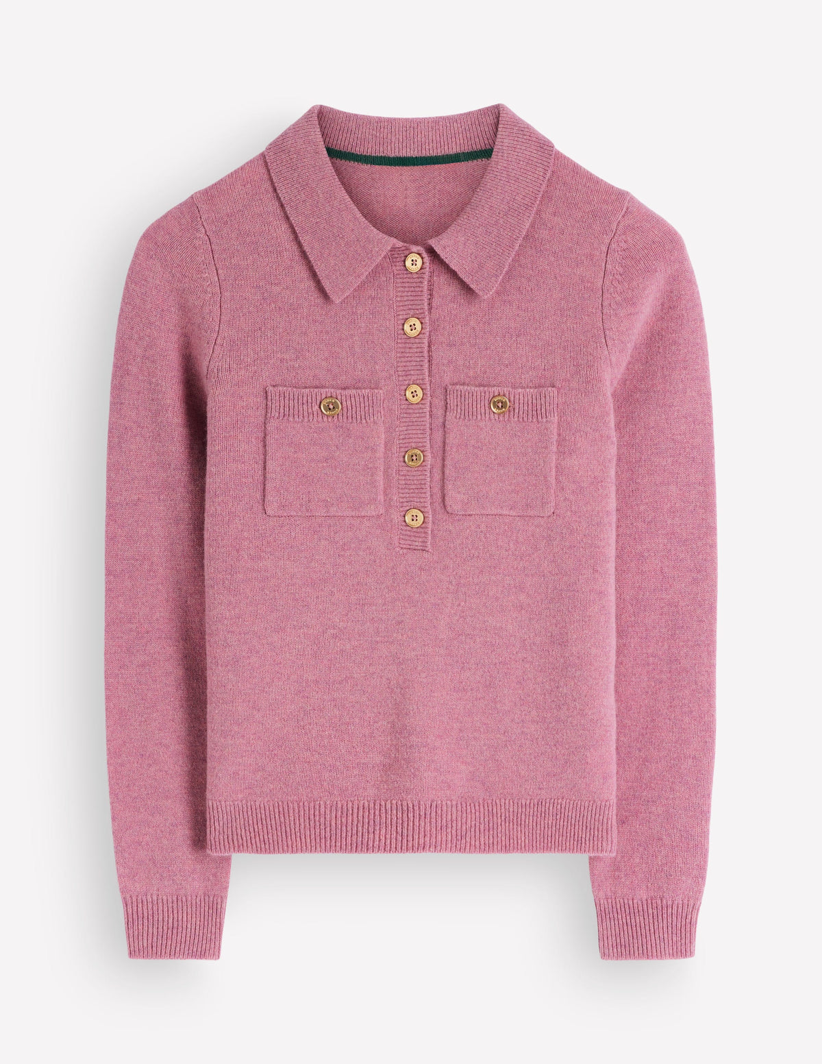 Marianne Merino Wool Jumper-Pink Heather-6